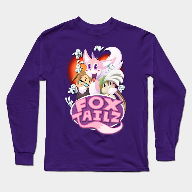 Gizmo and Bunny in Fox Tailz Long Sleeve T-Shirt by BackOfTheComicShopT